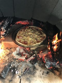ピザ窯利用予約はじめました。