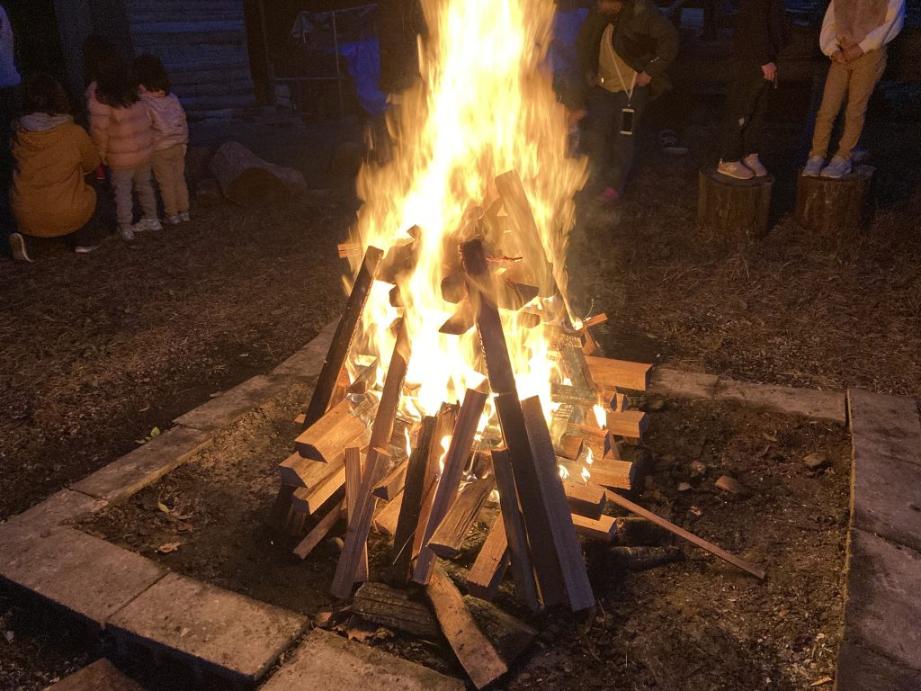 冬期キャンプファイヤー実施などのお知らせ 大多喜わんぱくキャンプ場